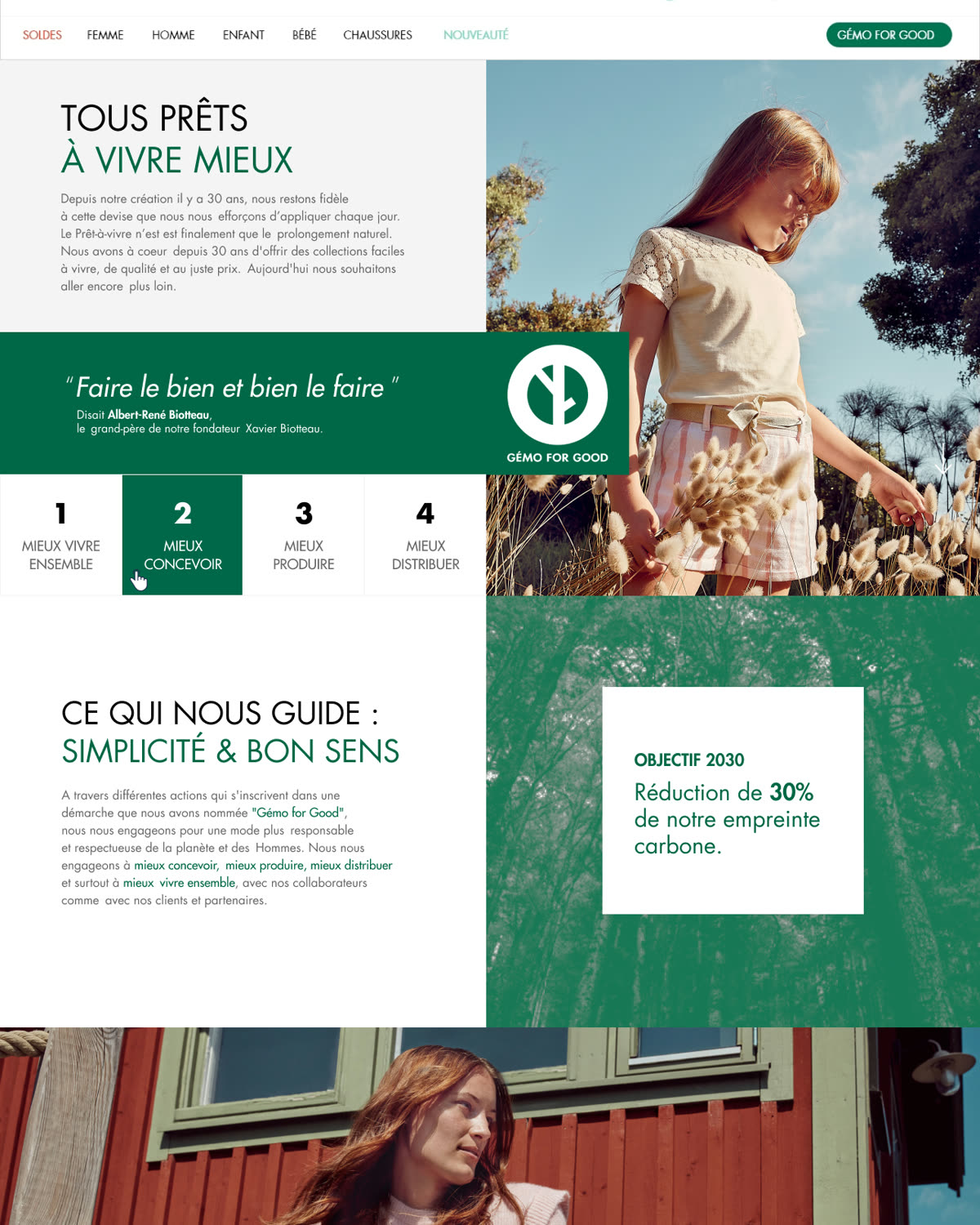 La section Gémo For Good