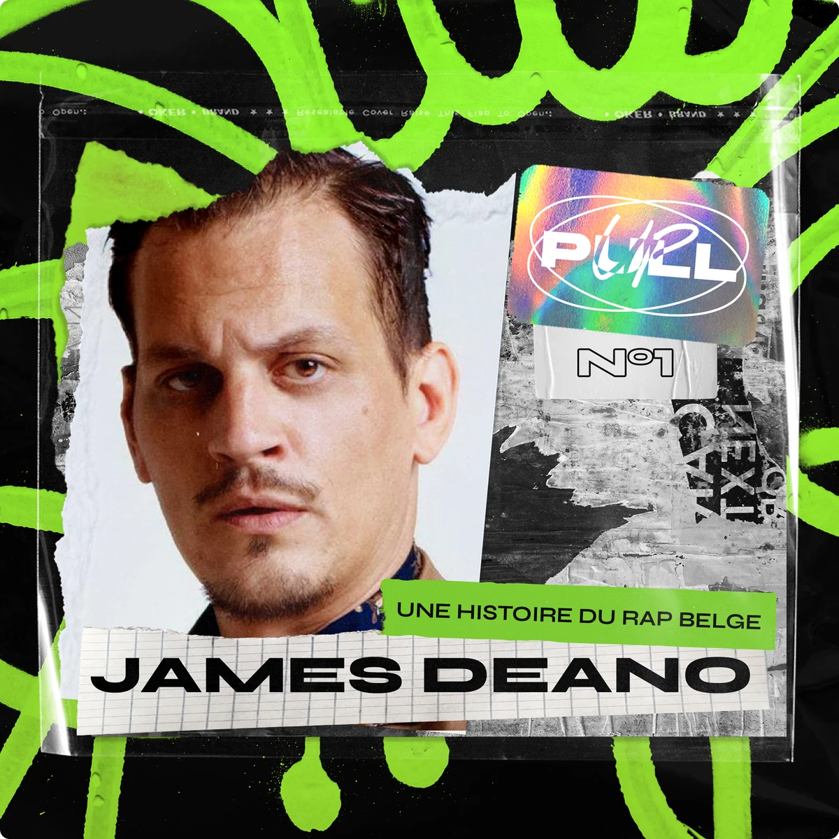 La pochette de l’épisode un, consacré à James Deano