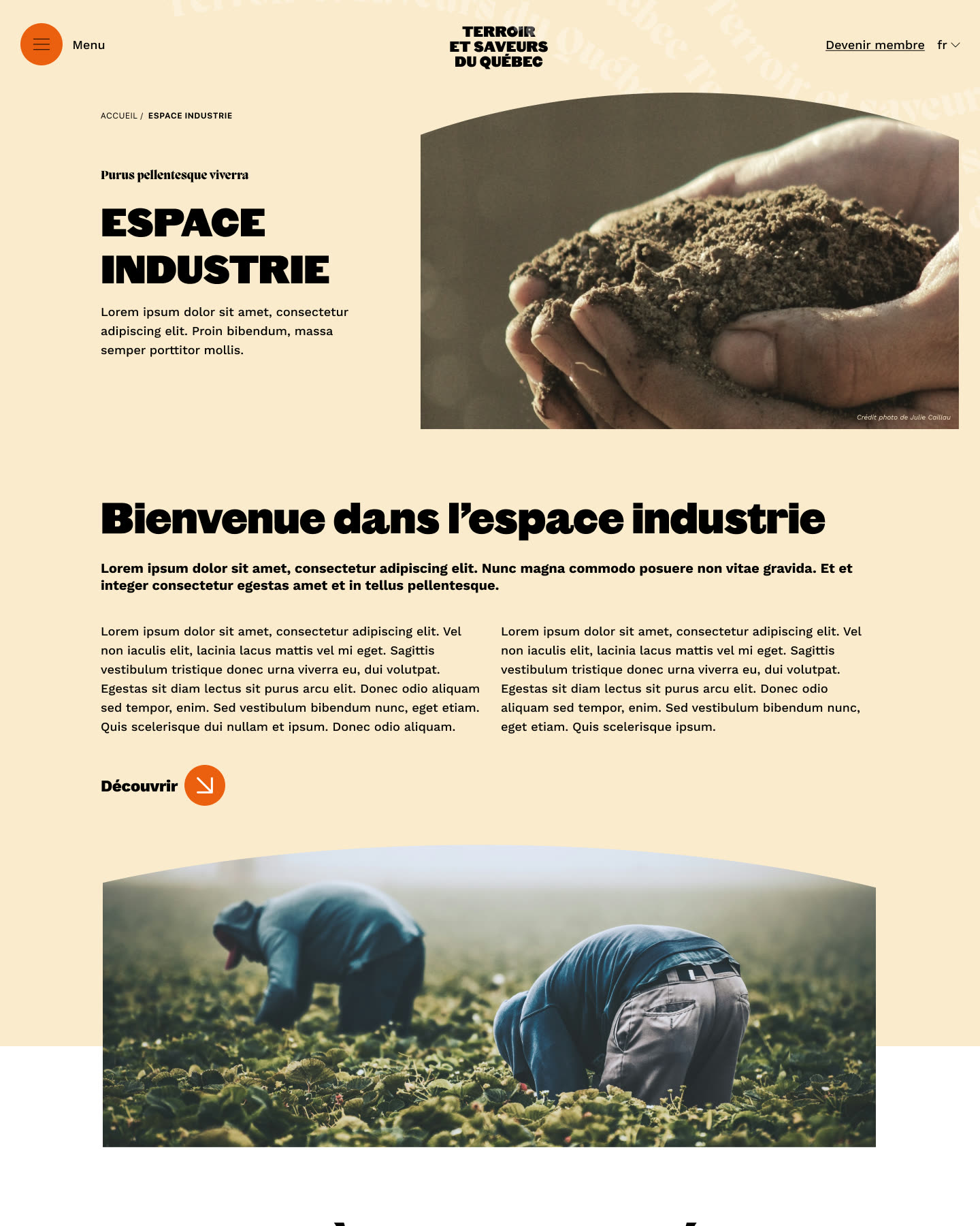 L’espace réservé aux membres de l’industrie